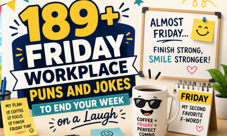 Friday workplace puns and jokes