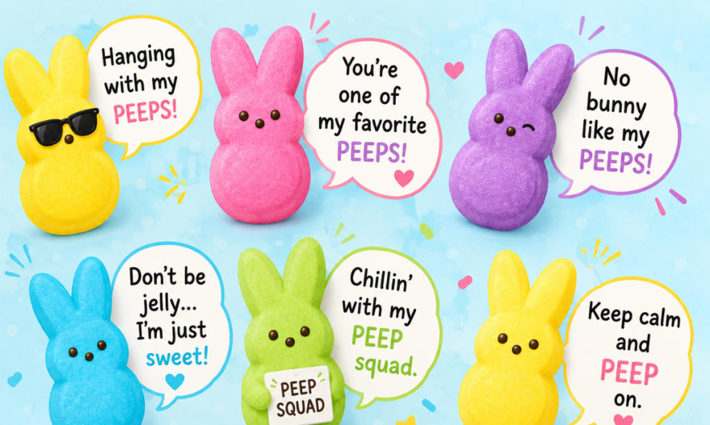 Marshmallow Peeps Puns and Jokes One Liners