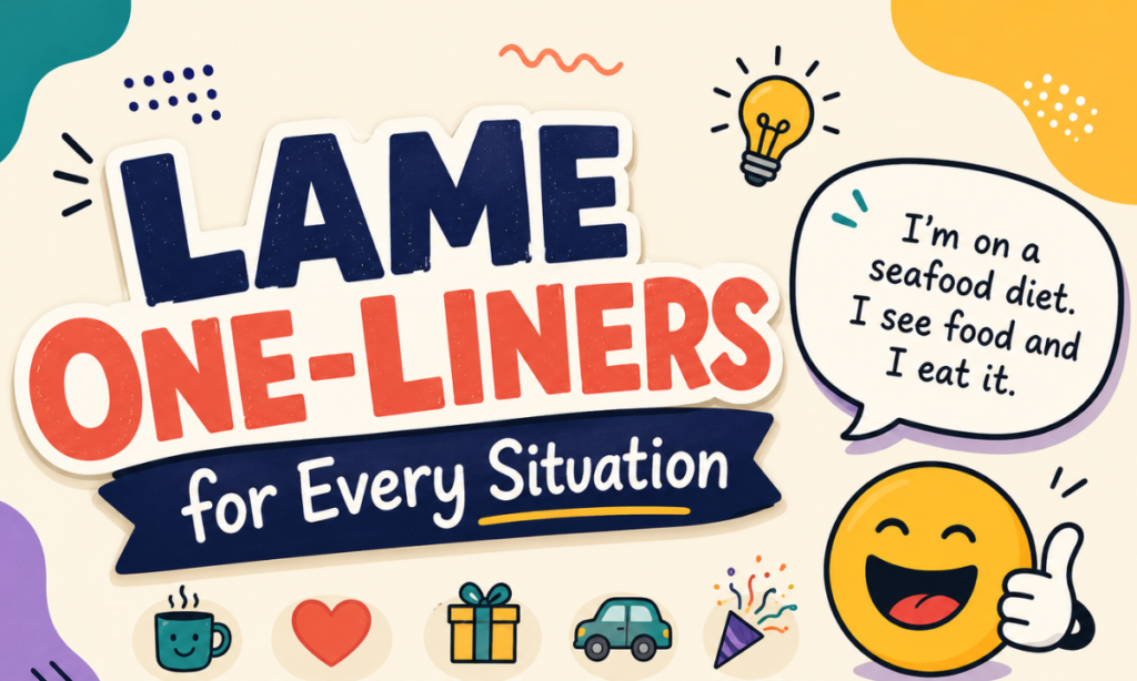 lame one liners