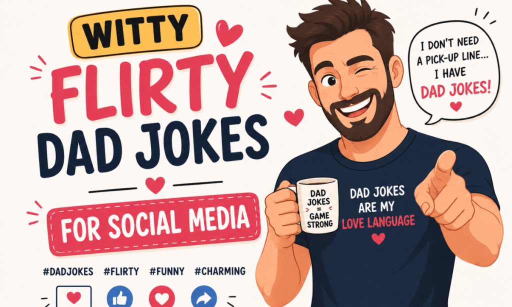 witty flirty dad jokes
