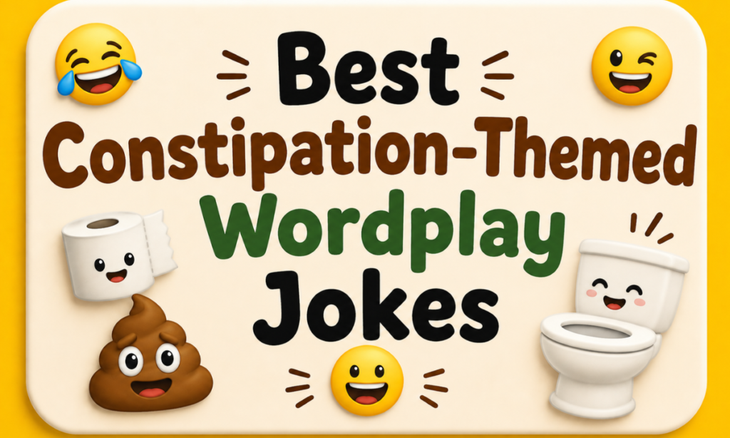 best constipation themed wordplay jokes